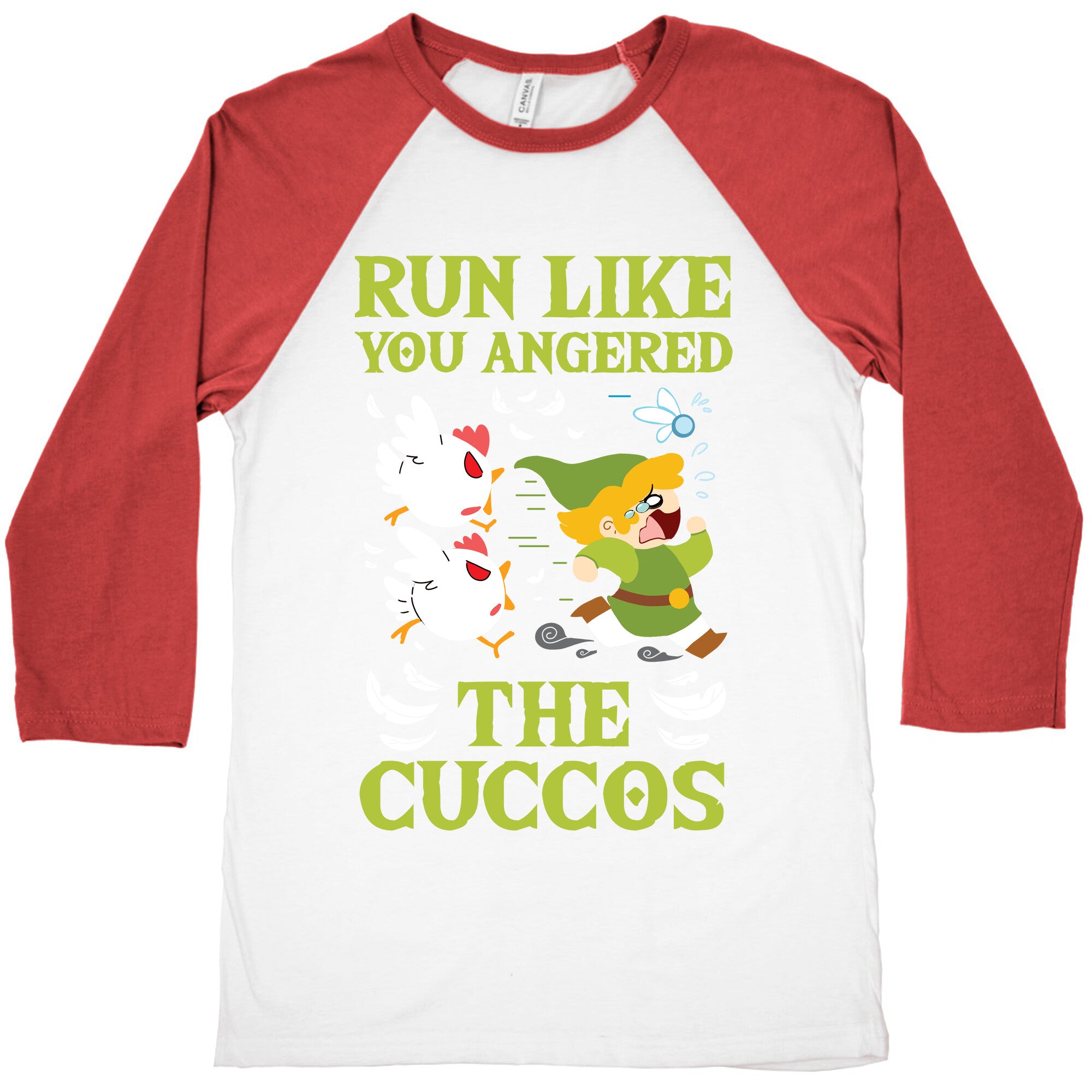 Run Like You Angered The Cuccos Baseball Tee